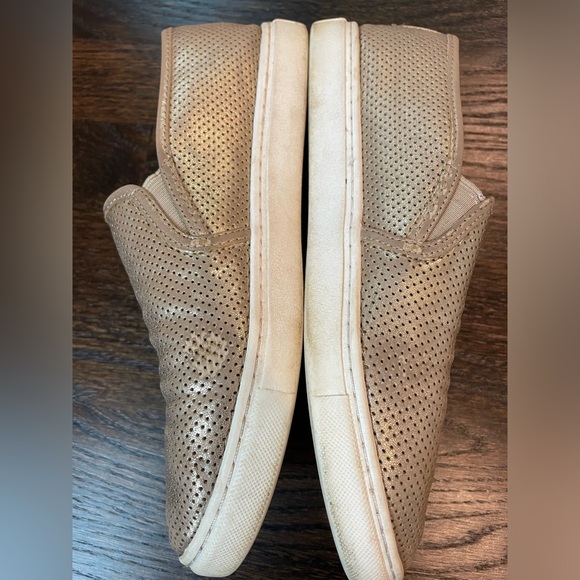 Steve Madden Used Condition Slip On Gold Shoes - Picture 3 of 6